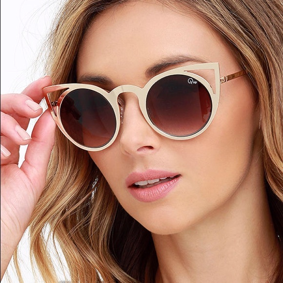 Quay Gold Invader cat eye sunglasses - Picture 8 of 8